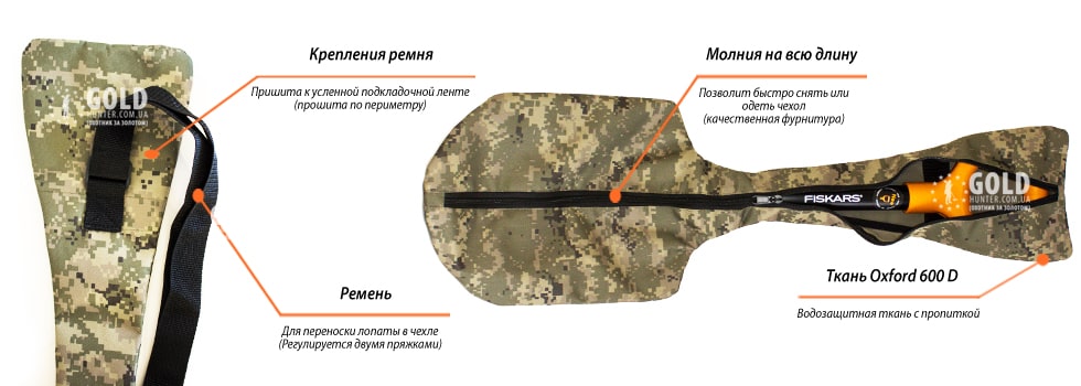 Длинный чехол для лопаты Fiskars, BTD