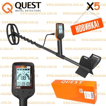 Новинка 2019! Металлоискатель Quest X5